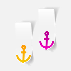 realistic design element: anchor
