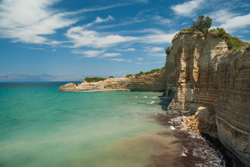 Fototapeta premium Amazing beach Greece Corfu