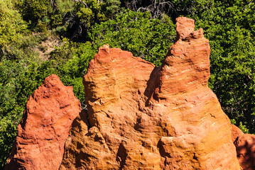 Rocky landscape in France