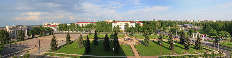 Fototapeta na wymiar Panoramic view of Molodechno