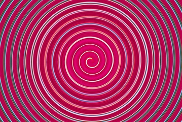 Spirale in Pink