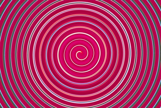 Spirale in Pink