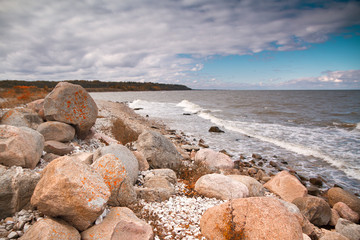 Baltic sea in autumn