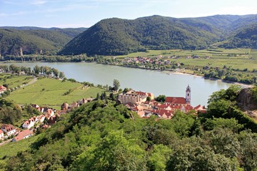 Fototapeta na wymiar Durnstein village - Wachau Valley