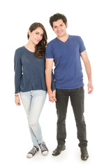 young couple in love