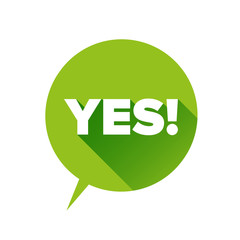 Yes symbol label vector
