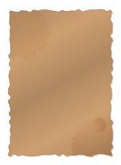 Old papter illustration with light shadow