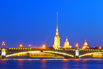 Fototapeta premium Night St. Petersburg. Russia.