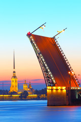 Obraz premium Night St. Petersburg. Russia.