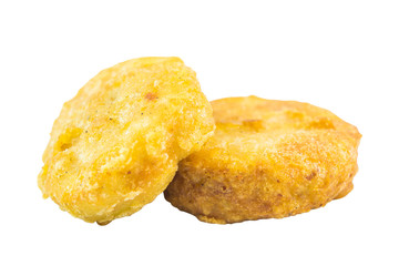 a lot of crispy chicken nuggets