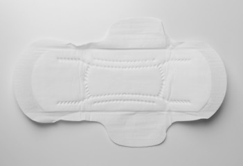 Woman hygiene protection isolated on white