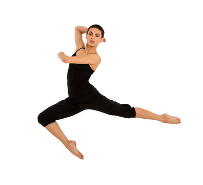 ballerina dancer jumping