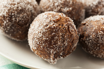 Homemade Chocolate Donut Holes