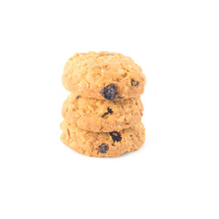 Outmeal cookies with raisins.
