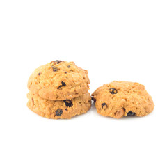 Outmeal cookies with raisins.