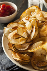Homemade Spiral Cut Potato Chips