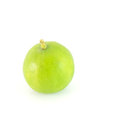 Fresh lime Isolated on white background
