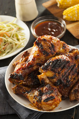 Homemade Grilled Barbecue Chicken