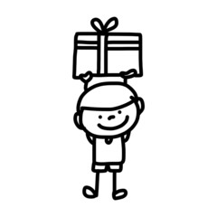 hand drawing cartoon birthday