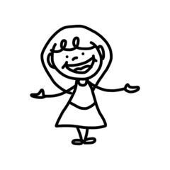 hand drawing cartoon birthday