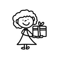 hand drawing cartoon birthday