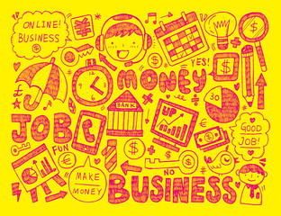 doodle business background