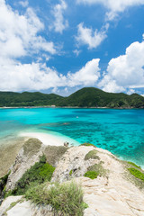 Fototapeta premium 沖縄の海・渡嘉敷島ハナリ島