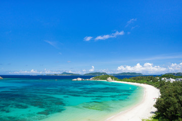 Obraz premium 沖縄の海・阿波連ビーチ