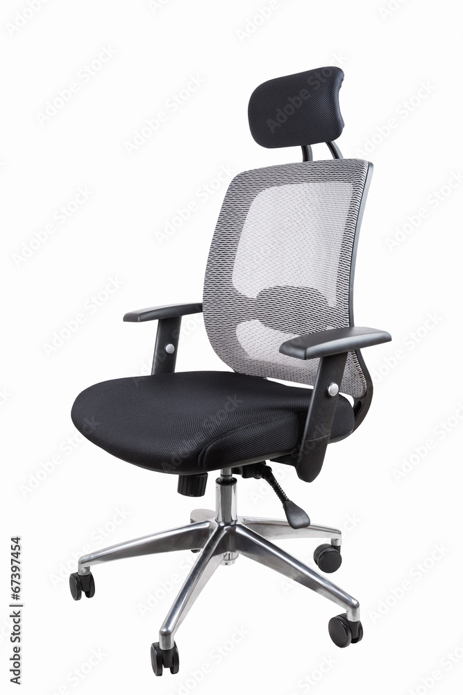 Wall mural black office swivel chair