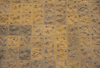 Rock climbing wall