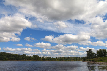 Daugava river, Latvia.