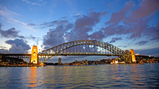 Sunste at Sydney Harbour Bridge