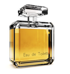 Perfume glass bottle - Eau de toilette