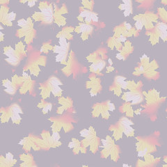 Autumn maple leaves pattern background. EPS 10