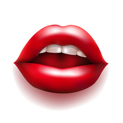 red lips