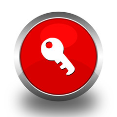 BOUTONS ICONES RONDS COLLECTION ROUGE