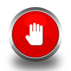 BOUTONS ICONES RONDS COLLECTION ROUGE