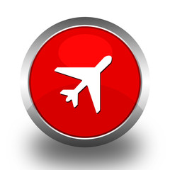 Fototapeta premium BOUTONS ICONES RONDS COLLECTION ROUGE