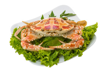 Boiled crab
