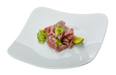 Beef carpaccio