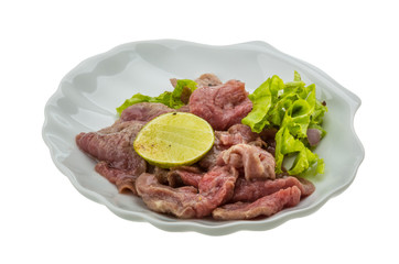 Beef carpaccio