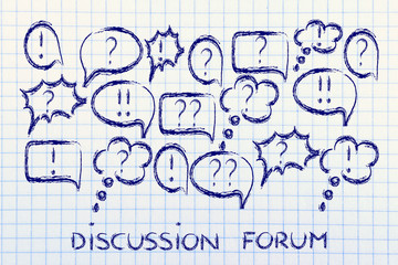 internet forums and online discussions