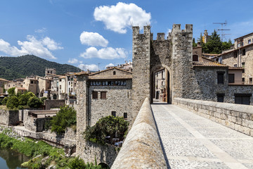 Fototapeta na wymiar Besalu, Girona Spain