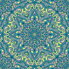 Oriental ornate seamless pattern.