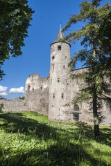 ruins of old castle in Haapsalu