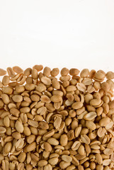 Peanuts isolated on white background