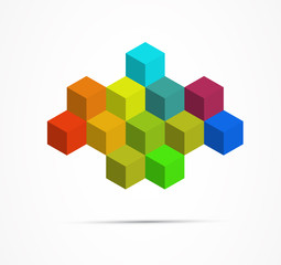 Obraz premium abstract retro digital computer technology business background