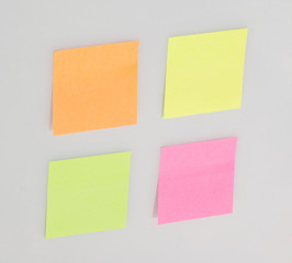 Empty sticky notes