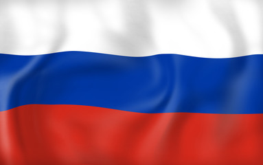 Russia Flag Design