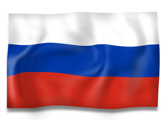 Obraz premium Russia Flag Design